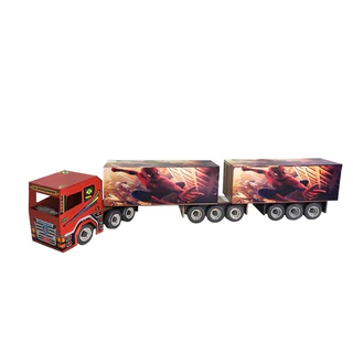 Brinquedos caminhão carreta infantil em grande mdf personagens 09