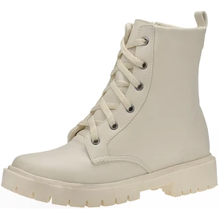 Bota Feminina Coturno Militar Cano Curto Shekinah Sola Tratorada Confortável Lançamento Coleção