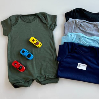 Kit Macacão Bebê Infantil 5 Peças Roupa de Menino Ribana Fresquinho Banho de Sol P,M,G,1