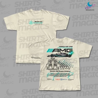 Camiseta Mercedes-AMG Petronas Motorsport 100% algodão unissex