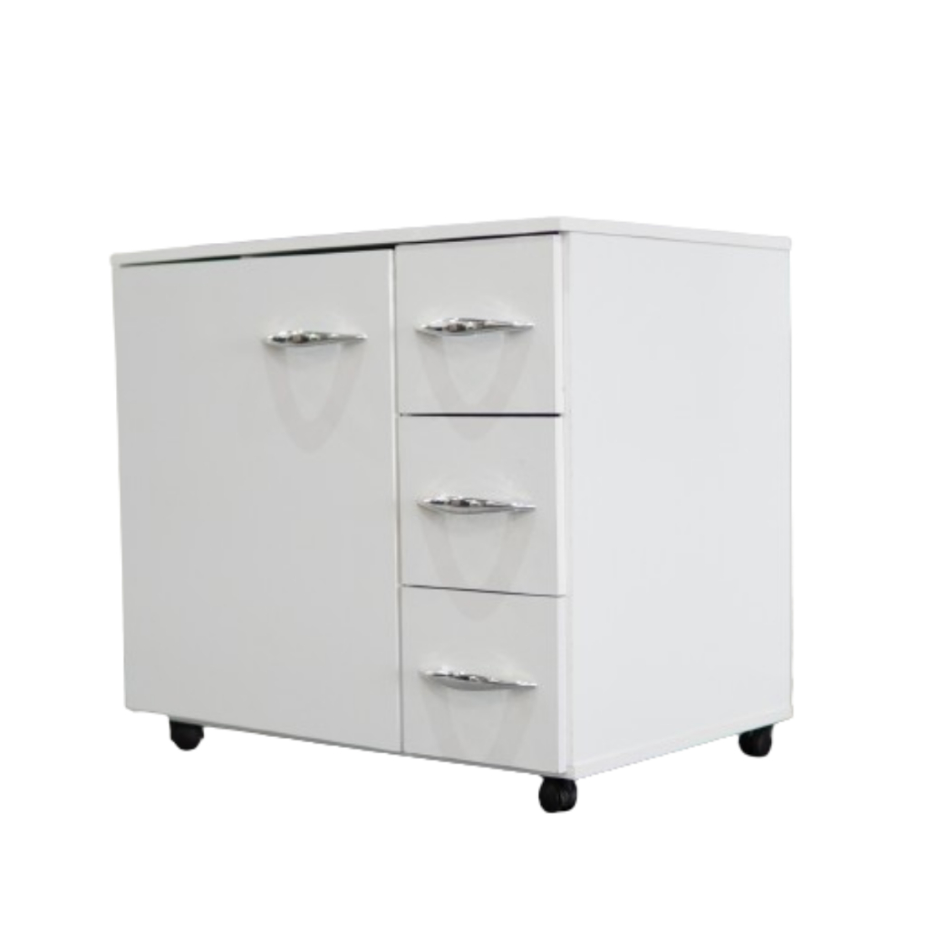 Armario Gabinete Para Banheiro 3 Gaveta Branco