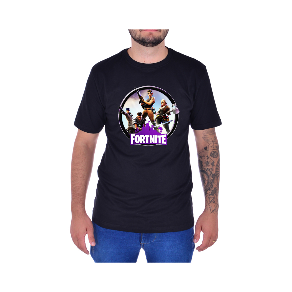 Camisetas24 Playeras Personalizadas Fortnite Camisa Gamer Fortnite