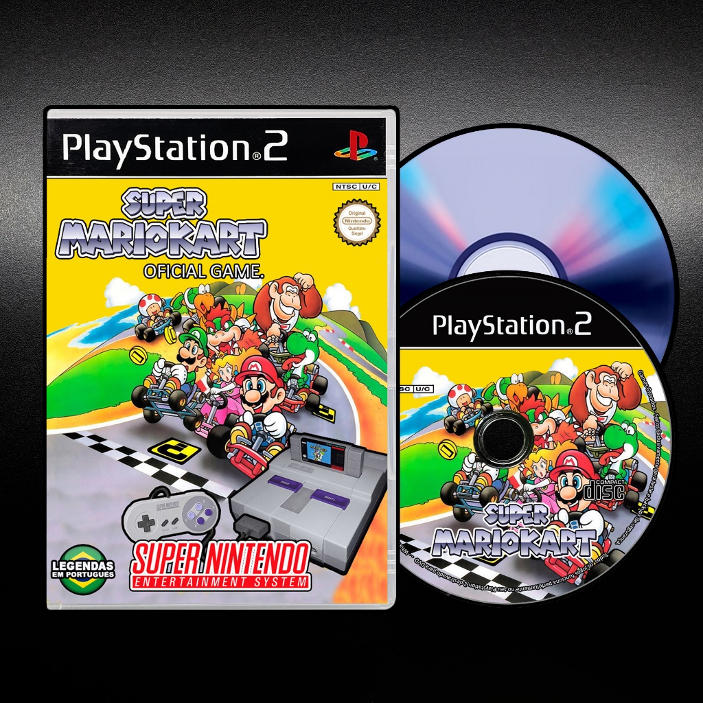 DVD GAME - Mario Kart - SNES / Super nintendo Ps2 By XGAMELIVE