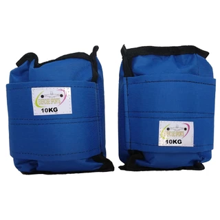 Caneleira / Tornozeleira 10 Kg - O Par Academia Azul