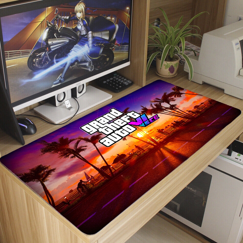 Mouse pad GTA 6 Antederrapante diversas estampas 70x35 M537