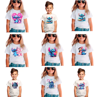 Camiseta T-shirt Blusa INFANTIL Unisex LILO NAMORANDO