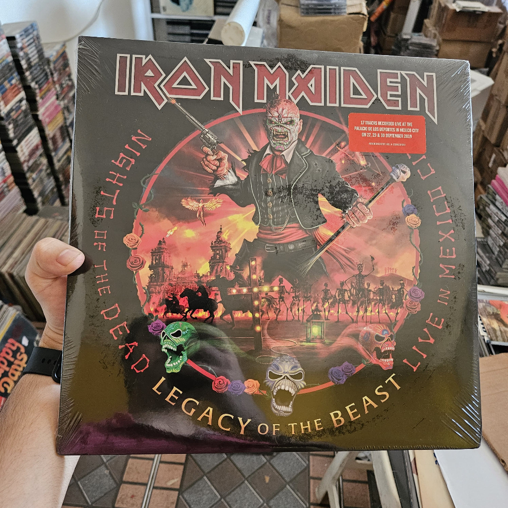 LP Iron Maiden: Night of the dead/Legacy of the beast (Novo) | Shopee ...