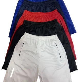 Kit com 5 Shorts Bermuda Dry Fit Esportiva Treino 2024 Com Ziper no Bolso
