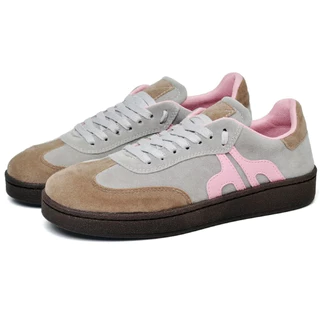 Tênis Feminino Dubuy Com Recortes e Detalhes Cinza Alba 033DB