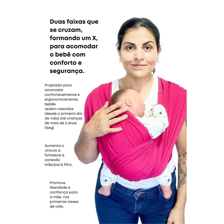 Sling Dryfit Seca Rápido PINK RN 20kg ULTIMAS UNIDADES