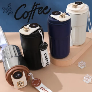 Copo Térmico Inteligente de 460ml Café em Aço Inoxidável 316