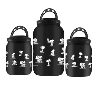 Kit 3 Pote Para Ração E Petiscos Cachorros E Gatos Cores