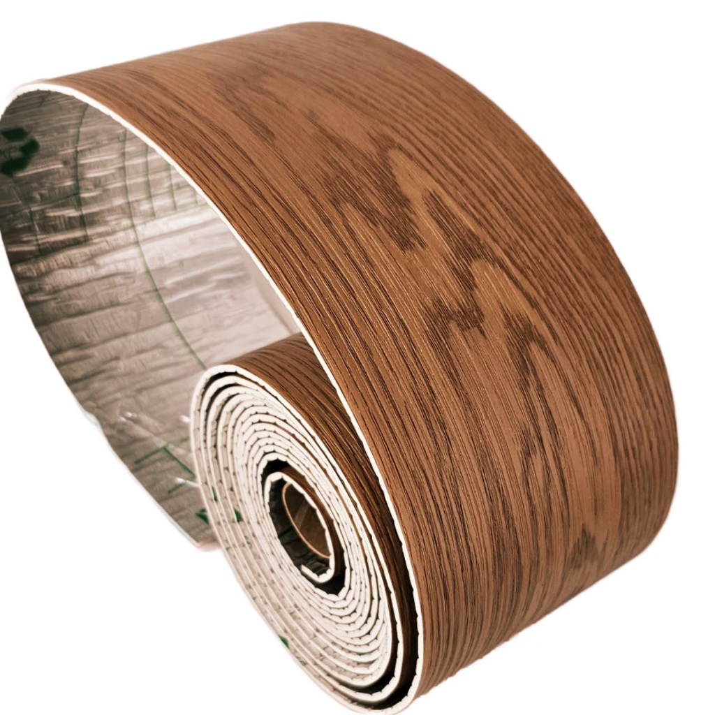 Rodapé Adesivo de 10cm x 500cm Autocolante Piso Em Pvc Adesivo Impermeável