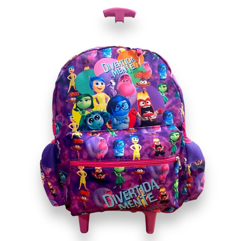 Mochila Divertida Mente 2 com rodinhas tamnaho G divertidamente ...