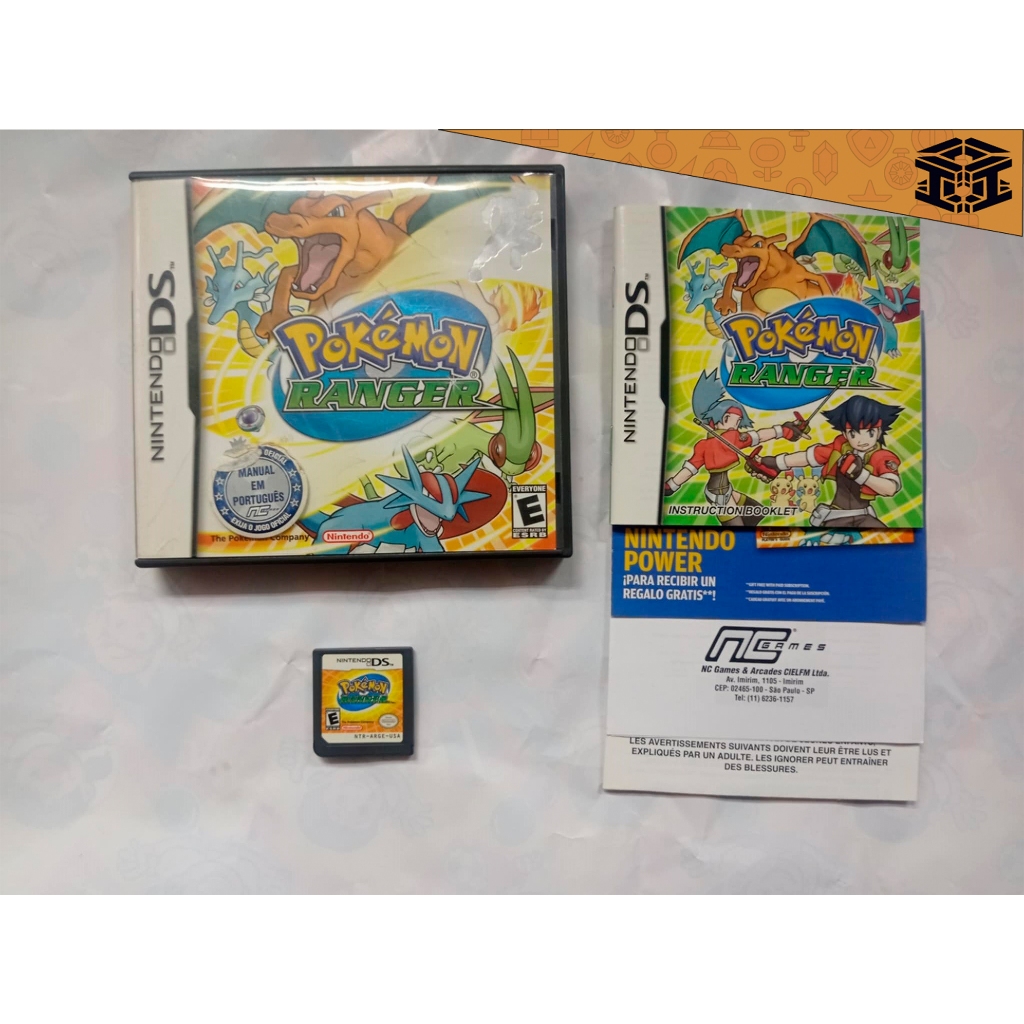 Pokémon Ranger Nintendo DS Original Funcionando Perfeitamente | Shopee ...