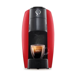 Cafeteira Espresso LOV Vermelha Automática - TRES 3 Corações
