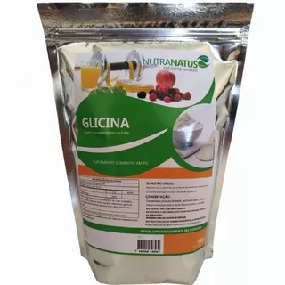 Glicina 1kg Nutra Natus 100% Pura Importada