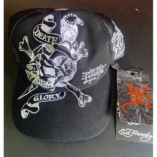 boné 100% original Ed Hardy Deathglory