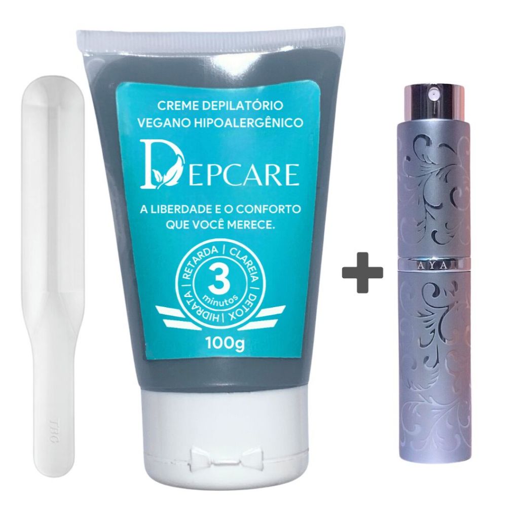 Creme Depilatório Depcare + Brinde Especial de Porta-Perfumes | Shopee ...