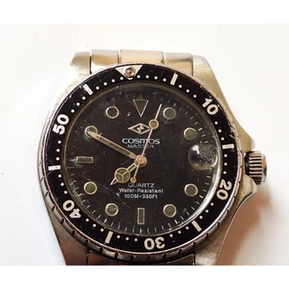 AN1995= COM DEFEITO ANTIGO RELOGIO COSMOS DETALHES ABAIXO