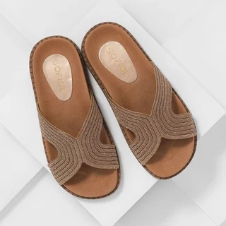Birken Feminina Papete Brilho Strass Sandália Luxo Delicada Chinelo Verão Original Sofiolí