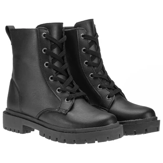 Bota Feminina Shekinah Coturno Sola Costurada Tratorada Plataforma Moda Blogueira Confortável Macio