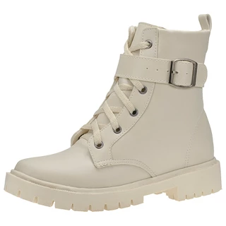 Coturno Feminino Bota Cano Curto Shekinah Moda Tratorada Militar Saltinho Confortável Novidade Festa
