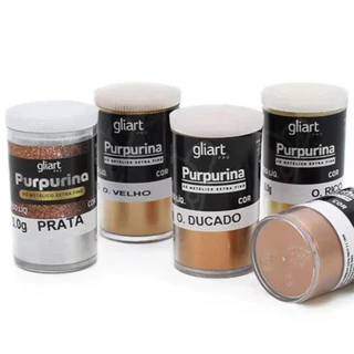 Purpurina em Pó Gliart em Oferta na Shopee