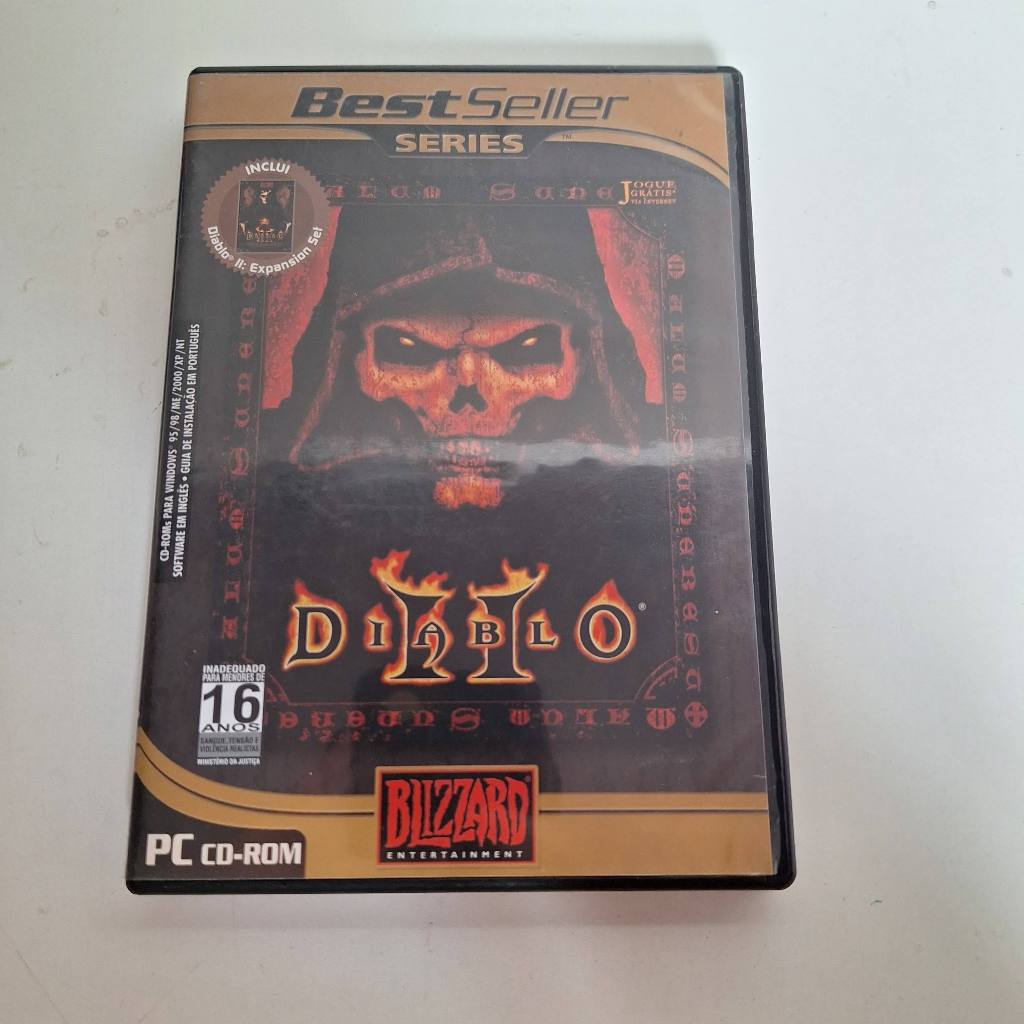 Jogo PC CD-ROM Diablo II 2 + Expansão 4 CDS ORIGINAL | Shopee Brasil