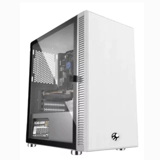 Gabinete Skygate Bluecase Lateral Vidro Temperado Preto/Branco
