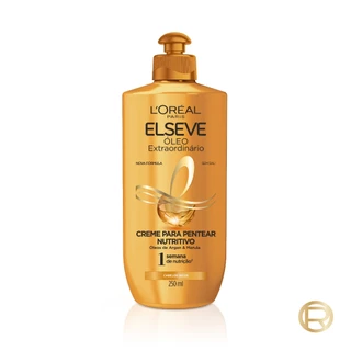 Creme para Pentear L'Oréal Paris Elseve Óleo Extraordinário, 250ml em Oferta na Shopee