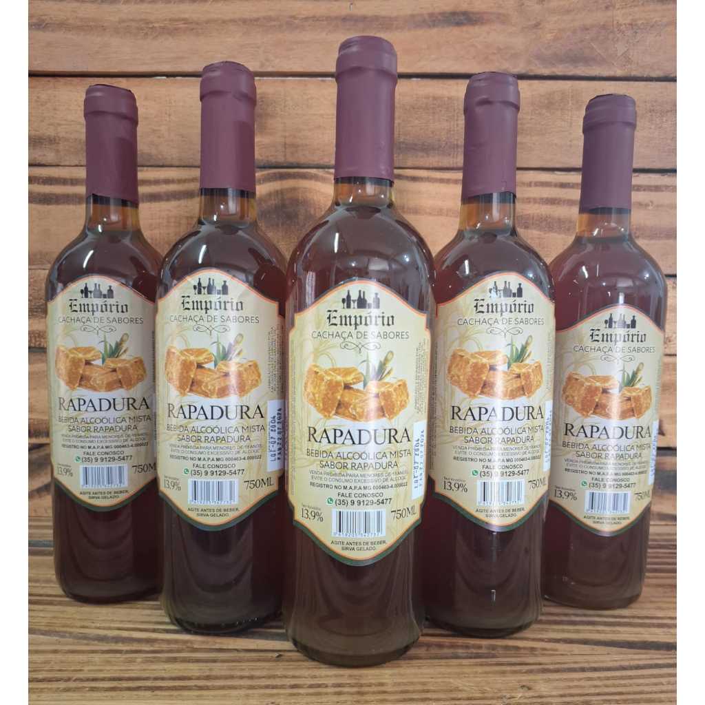 Cachaça Artesanal Sabores 750ml - Corre Que Ta Baratinho