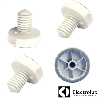 KIT 4 PÉ NIVELADOR MAQUINA ELECTROLUX LT10B LT12B ORIGINAL