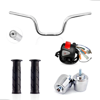 Kit Guidão Cg Cargo + Punho Cb 500 + Peso Pcx + Manopla