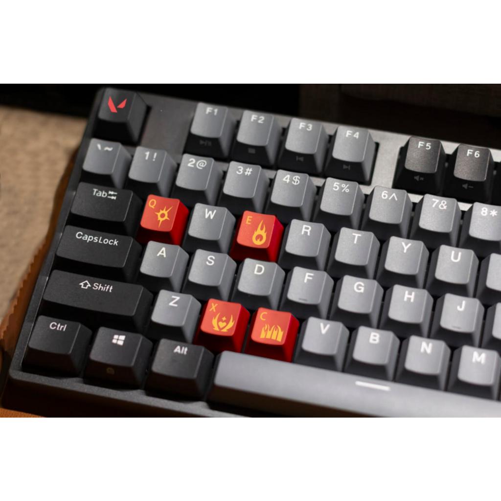 Keycaps Valorant Phoenix - 5 Peças | Shopee Brasil