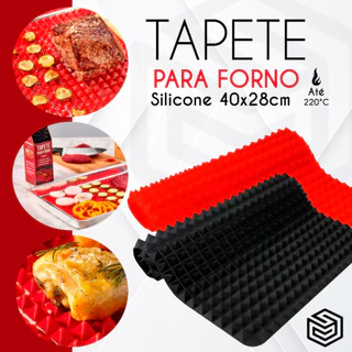 Tapete para forno Culinário Chef Silicone Antiaderente 40x28 Clink
