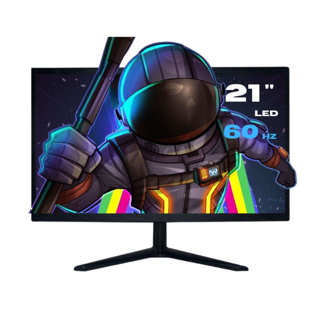 Monitor 21 polegadas full hd 60hz led hdmi vga trabalho estudo garantia nota fiscal 19 20 21 23 24