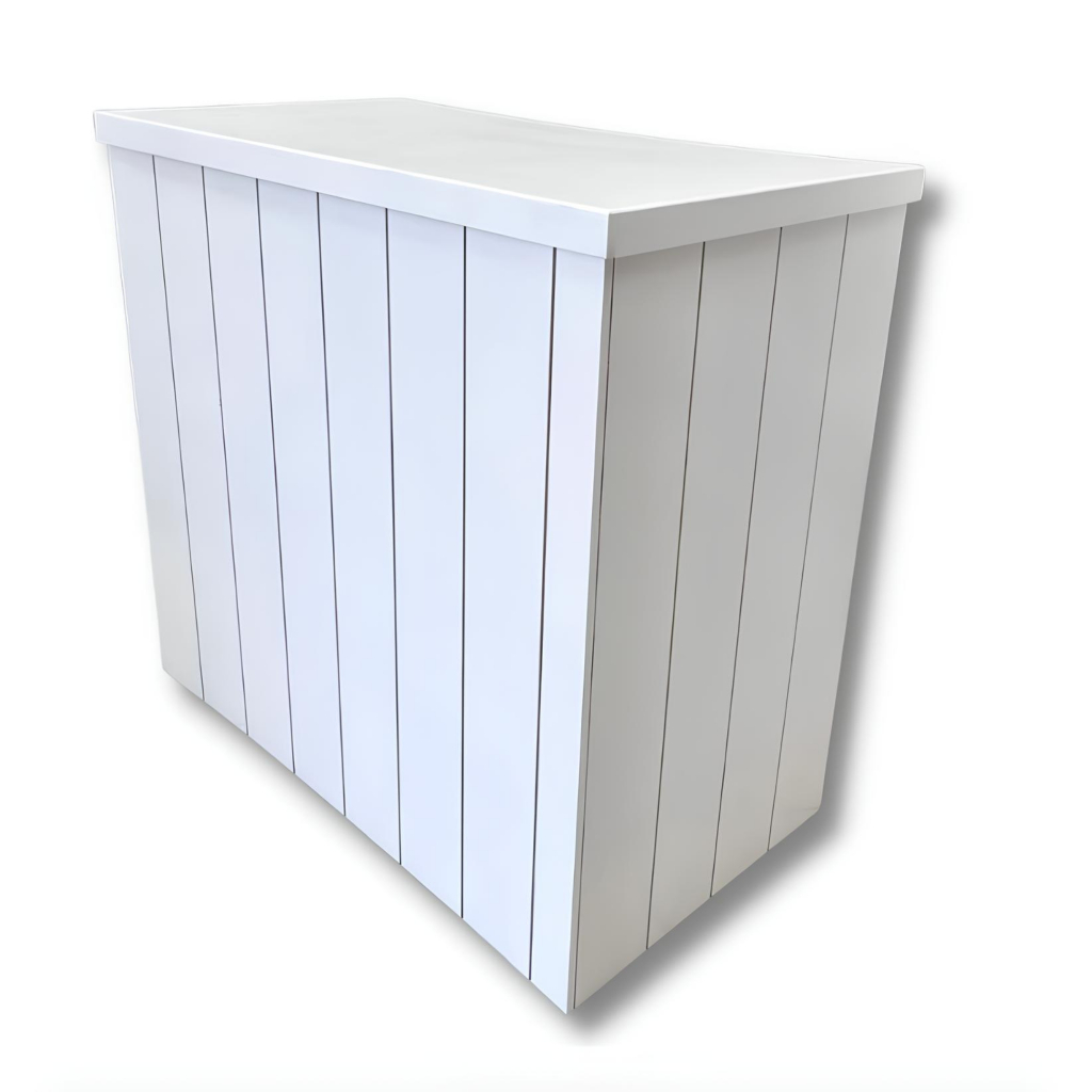 Cômoda Fake Desmontável Branca Para Festa E Decoração Mesa MDF