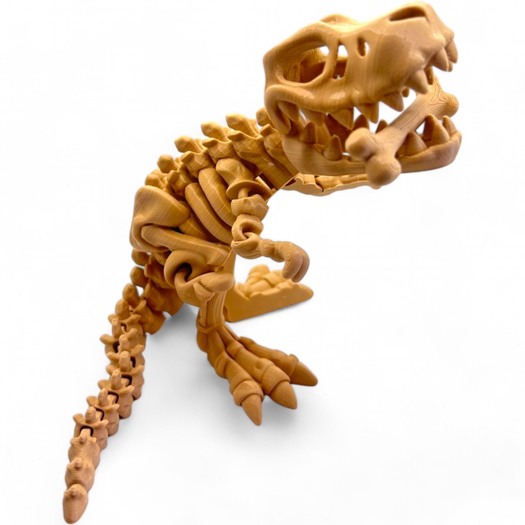 T-Rex Esqueleto Articulado Brinquedo Dinossauro Fidget Toy Dino Tiranossauro Rex com Osso