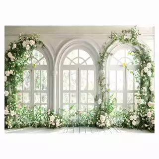 Fundo Fotográfico Painel Tecido Floral Newborn Casamento Gestante 2,20 Larg x1,50 Alt Horizontal