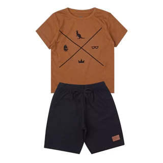 Conjunto Infantil Menino Verão Símbolos Kangulu