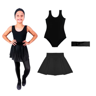 Kit Ballet 3 Itens Com Faixa