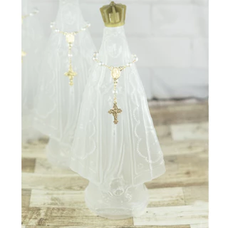 Frasco Água Benta Nossa Senhora Aparecida Plastico 20cm - 5 OU 10 unidades