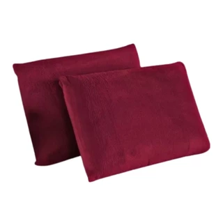 Kit 02 Fronhas De Plush Manta Flannel Fofinha Travesseiro Diversas Cores