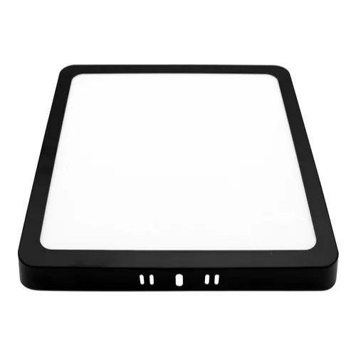 Plafon Sobrepor Quadrado Led 25w Painel Preto Oferta