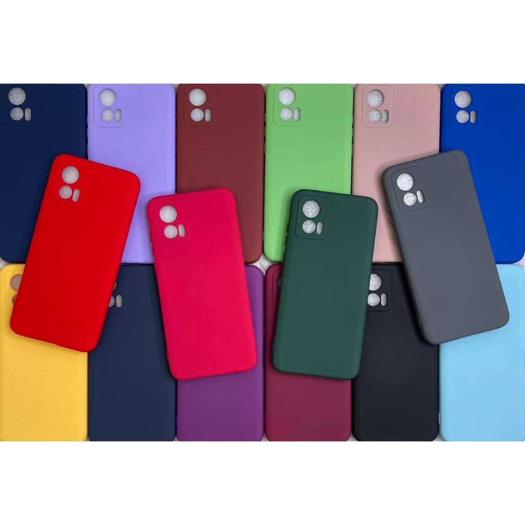 Kit Capinha Capa Case compatível Para - G24 - Motorola Silicone Aveludado