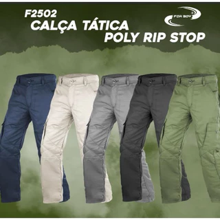 Calça Masculina tática Rip stop 6 bolsos