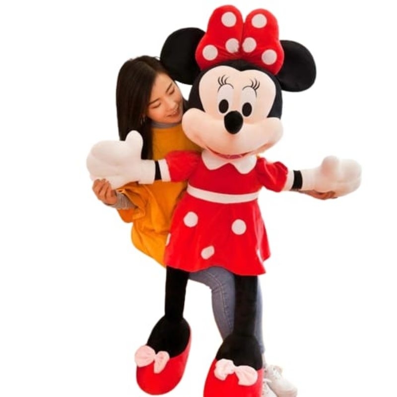 boneca grande de pelucia minnie vermelha de 75 cm lindona gigante ...