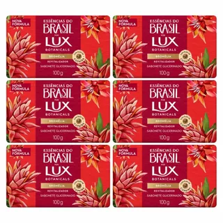 Kit 6 Sabonetes Lux Botanicals Bromélia 100g