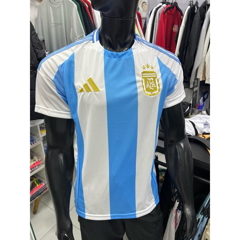 Camisa de Seleção da Argentina 2024/25 listrada